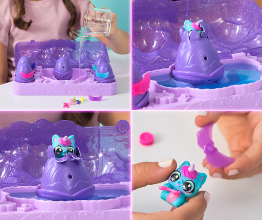 Hatchimals Alive! Neon Rainbow 5 figurek w jajkach i 11 akcesoriów