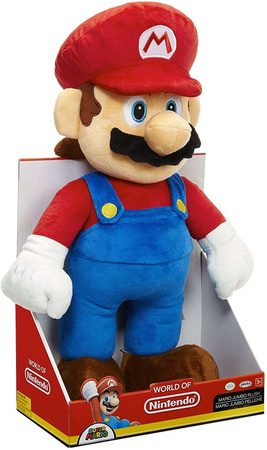 Jakks 64456 Super Mario pluszowa maskotka Mario 50