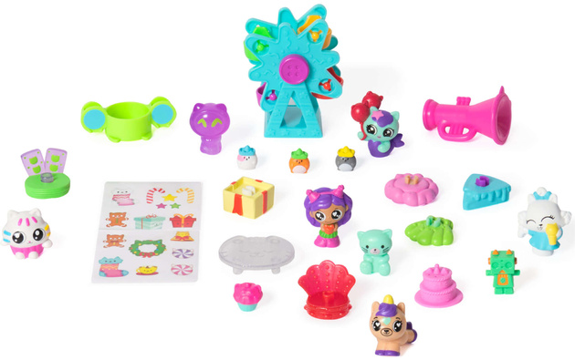 Koci Domek Gabi Kalendarz Adwentowy figurki + papierowe dekoracje 25 elementów Gabby's Dollhouse