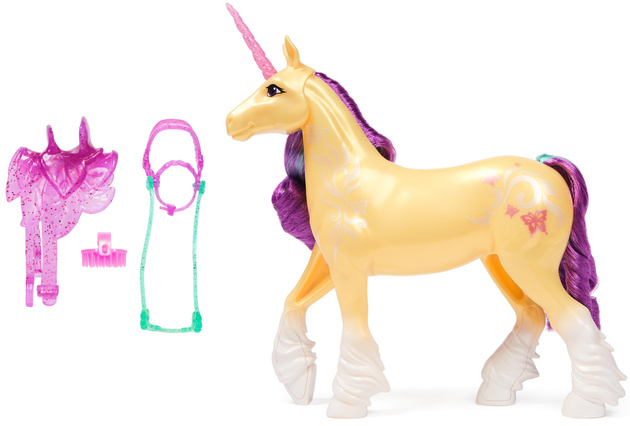 Akademia Jednorożców Zestaw Jednorożec Leaf figurka + akcesoria Unicorn Academy