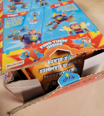 OUTLET SuperZings SuperThings figurka Superbot Kazoom Power 15 cm USZKODZONE OPAKOWANIE