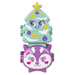 Polly Pocket zestaw kompaktowy świąteczny Holiday Connects choinka renifer + figurki