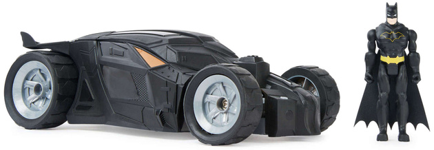 OUTLET Batman Batmobile zdalnie sterowany pojazd RC samochód auto i figurka DC Comics WADLIWY