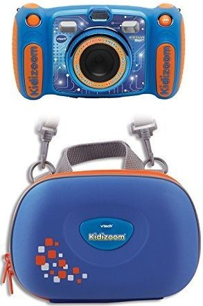vTech Kidizoom Aparat Duo Camera 5.0 - niebieski + Torba podróżna na niebieski aparat