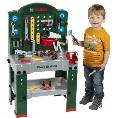 Duży warsztat Bosch mini z narzędziami dla dzieci Klein 8580