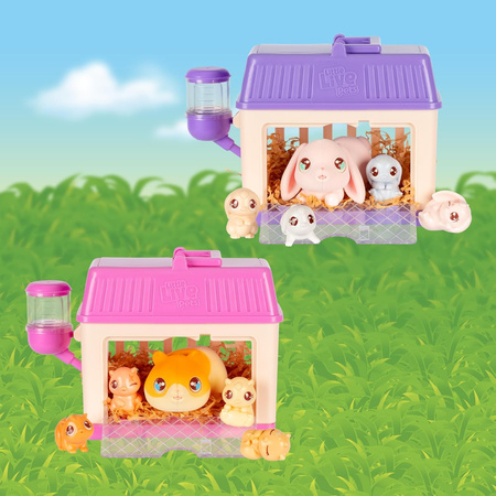 Little Live Pets zabawkowe zwierzątko chomik mama + małe chomiki i akcesoria