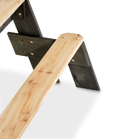 EXIT Aksent Stół do wody i piasku z dwoma pojemnikami i siedziskiem