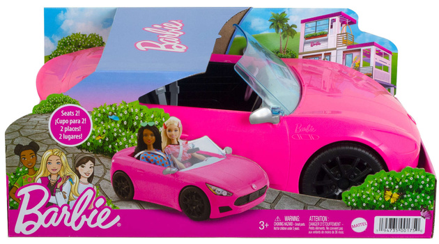 Mattel Barbie różowy kabriolet auto dla lalek