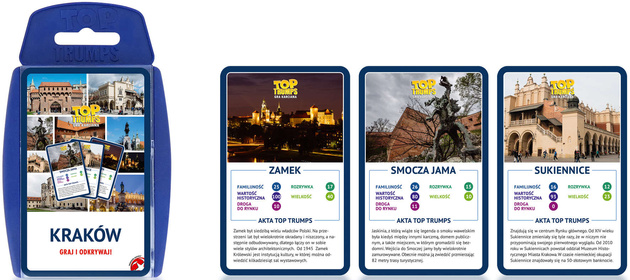 Top Trumps Kraków gra karciana Winning Moves