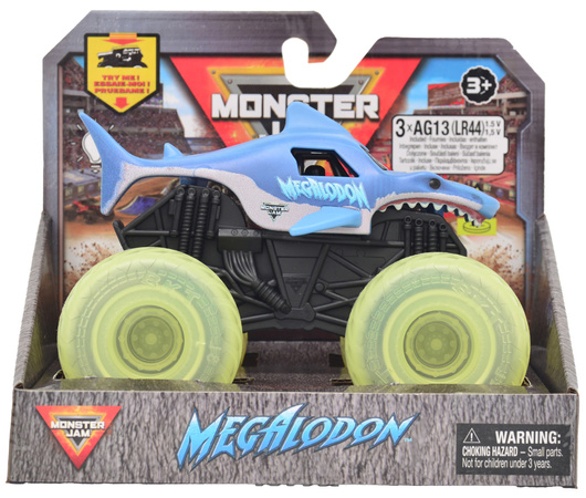 Monster Jam Pojazd z podświetlanymi kołami 1:43 Megalodon