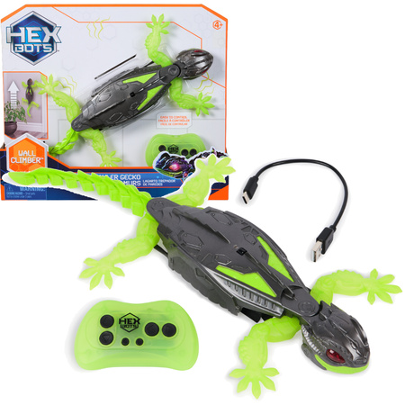 Figurka Gecko Hex Bots Zdalnie Sterowany Gekon Robot Wspinający się po Ścianach