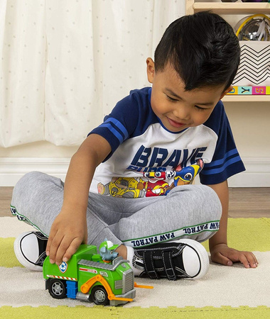 Psi Patrol Rocky pojazd śmieciarka i figurka