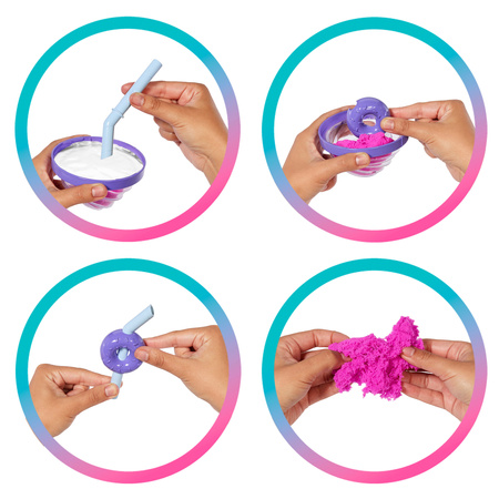 Lalka Barbie Pop Reveal zestaw z 8 niespodziankami fioletowy deser