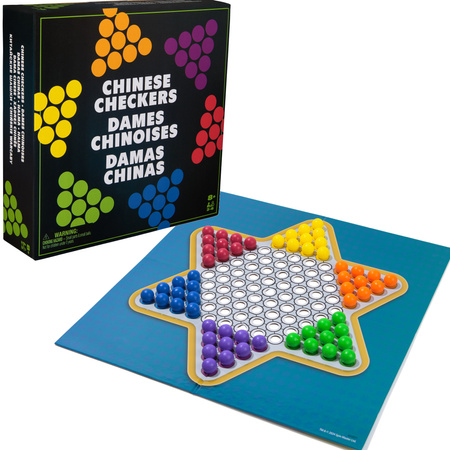 Chińskie Warcaby towarzyska gra planszowa gwiazda Chineese Checkers 8+