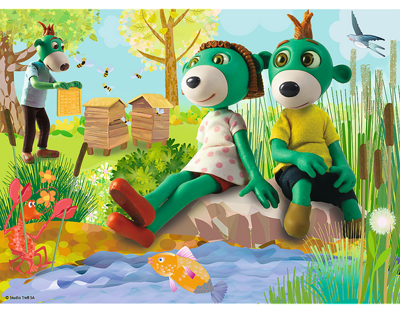 Puzzle 30 Trefliki nad stawem