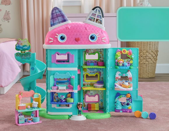 Koci Domek Gabi Film Zestaw Słodki Balkon Łakotka Figurka + akcesoria Gabby's Dollhouse the Movie