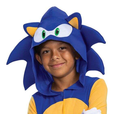 Strój karnawałowy Sonic dla chłopca dziewczynki Jeż Kostium Przebranie 110-122 cm (4-6 lat)