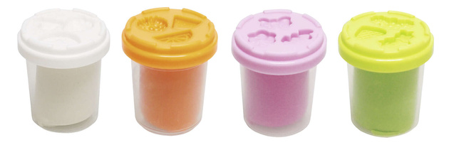 OUTLET Kolorowe lody lodziarnia zestaw masa plastyczna i akcesoria 11 elementów USZKODZONE OPAKOWANIE