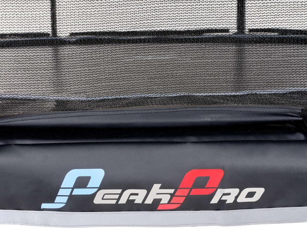 Trampolina Ogrodowa z siatką PeakPro 366 cm czarna