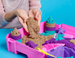 Piasek Kinetyczny Zamek Syrenki Walizka Pałac Kinetic Sand 934g + akcesoria