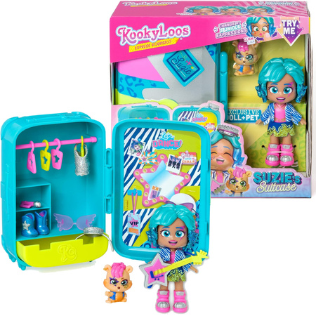 Kookyloos Express Yourself Zestaw Figurka Kolekcjonerska Suzie z Walizką + Akcesoria 