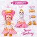 KookyLoos figurka kolekcjonerska z serii Princess Swan Fantasy + akcesoria