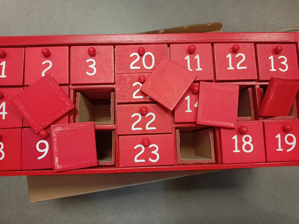 Dekoracja świąteczna Kalendarz adwentowy Choinka