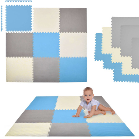 Humbi Mata piankowa Puzzle piankowe 180 x 180 x 1cm 9 szt.