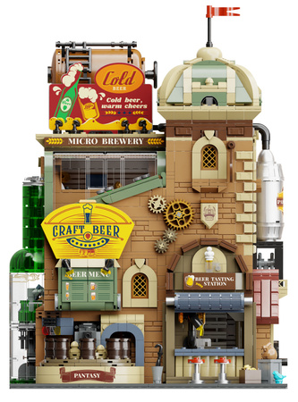 Klocki konstrukcyjne Pantasy Budynek Browaru Craft Beer Brewary 3252 elementy