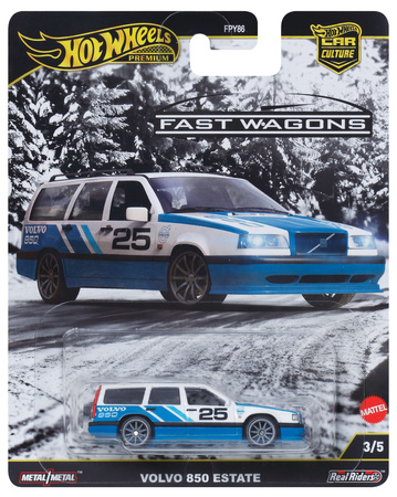 Hot Wheels Premium Car Culture Kultowe Auta Volvo 850 Estate