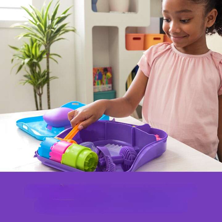 Piasek Kinetyczny plastyczny Kinetic Sand Ruchome formy zestaw Walizka 3 piaski + akcesoria