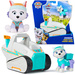 Psi Patrol Pojazd z figurką Everest skuter śnieżny Snow Plow + maskotka Everest Gund 16 cm