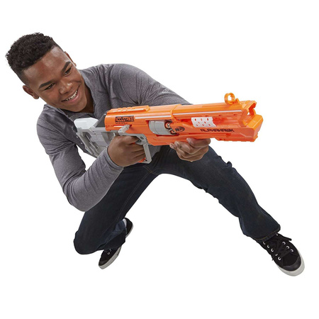 OUTLET NERF N-Strike Elite wyrzutnia Alphahawk 10 strzałek USZKODZONE OPAKOWANIE