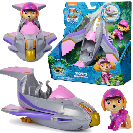 Psi Patrol Skye Pojazd Z Dżungli Hero Jungle Pups + Figurka