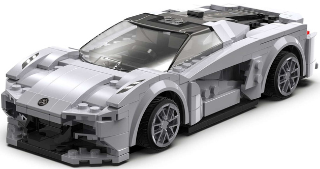 Klocki CaDA Pojazd zdalnie sterowany wytrzymały Auto Lotus Evija RC Dual Mode + miejski RUF CTR 2017 530 elementów