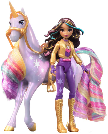 Akademia Jednorożców Zestaw lalka Sophia i figurka jednorożca Wildstar + akcesoria Unicorn Academy