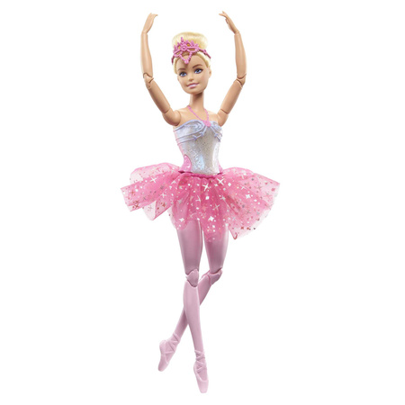 Barbie interaktywna lalka ballerina migająca światełka światło