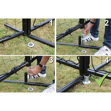 Siatka sportowa ochronna Piłkochwyt do ogrodu 300x900 cm