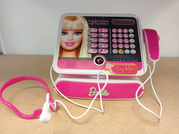 Barbie Kasa Sklepowa skaner banknoty monety WADLIWA