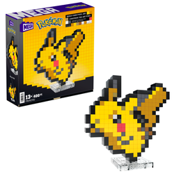Zestaw Klocków Konstrukcyjnych Pokemon Pikachu Pixel Art figurka 400 elementów