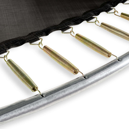 Trampolina ogrodowa z siatką zabezpieczającą Lotus Premium 253 cm czarna