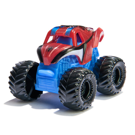 Monster Jam zestaw 3 auta Mini Jams Marvel Iron Man Venom Spiderman