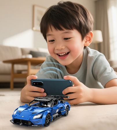 Klocki konstrukcyjne CaDA wyścigówka Samochód wyścigowy zdalnie sterowany Maserati GT2 Auto sportowe 549 elementów RC