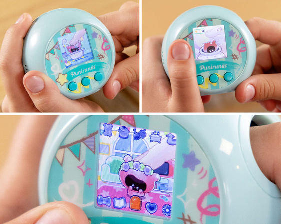 Punirunes Zwierzątko Cyfrowe Do Opieki Squishy Interaktywna Sensoryczna Gra gra elektroniczna Spin Master