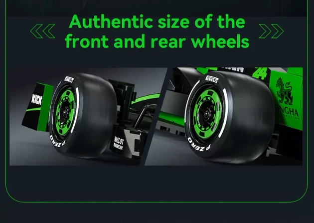 Klocki konstrukcyjne CaDA Auto sportowe wyścigowe F1 Kick Sauber 314 elementów C55032W