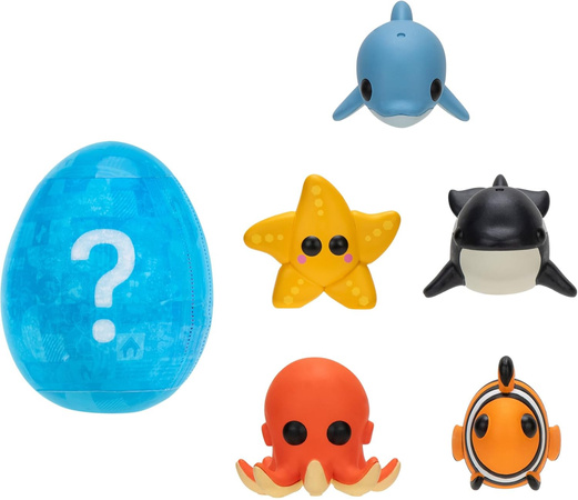 Adopt Me Zestaw 7 elementów 6 figurek stworzenia morskie Into the Sea Mystery Pet