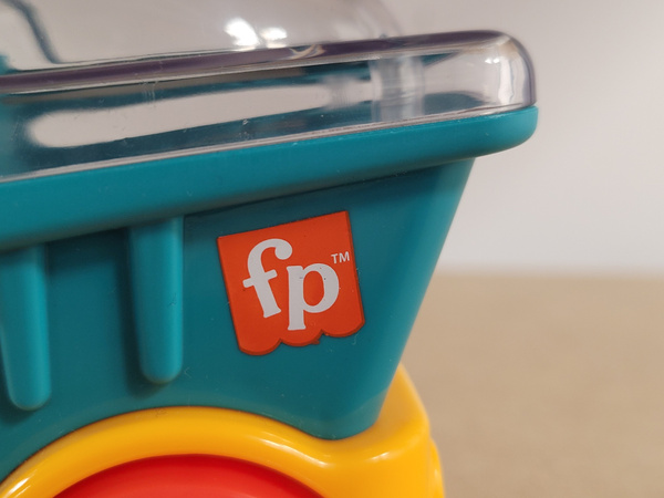 OUTLET Mała wywrotka ciężarówka pojazd z kolorowymi kulkami POWYSTAWOWY