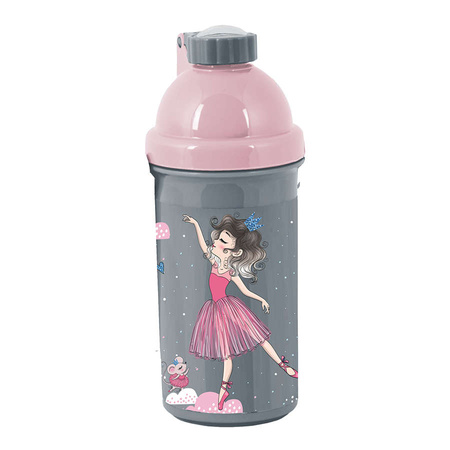 Paso Bidon szkolny Balerina szary Baletnica 550 ml