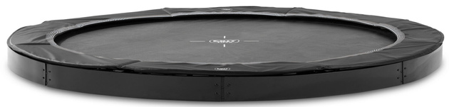 Trampolina ogrodowa ziemna sportowa EXIT InTerra 366 cm czarna