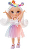 Zestaw Lalka Rainbow High Littles Opal Raine Młodsza Siostra z brokatowym jednorożcem